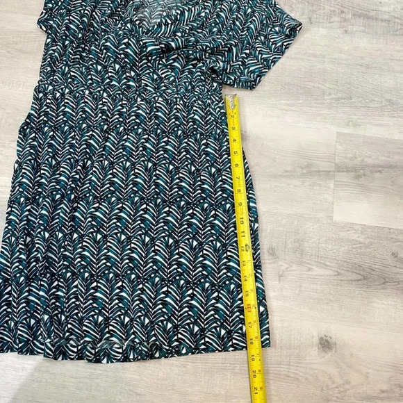 H&M Tropical Teal Green Print Romper Size 10 with Capped Sleeves NWT - Picture 11 of 15